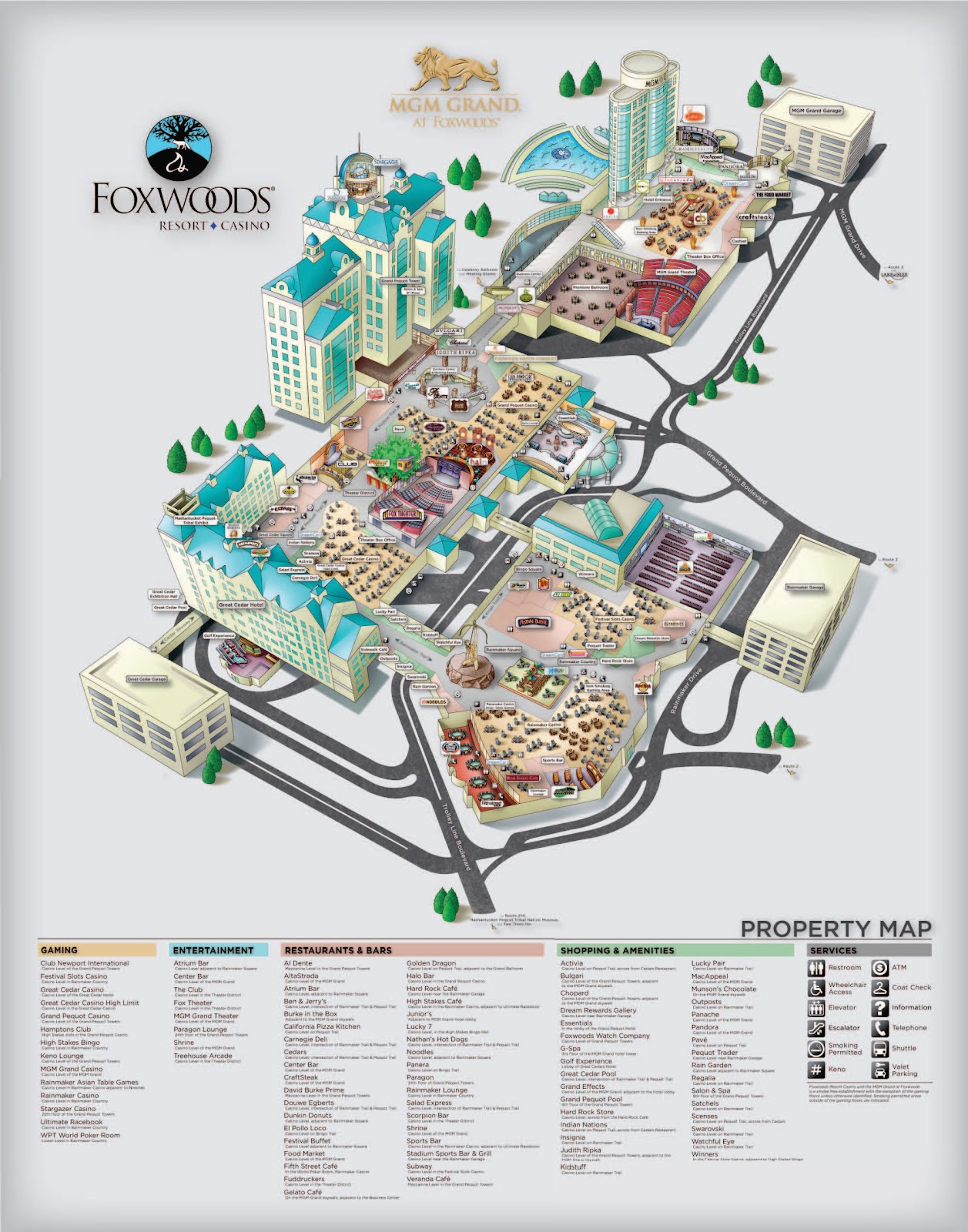 Foxwoods Casino Map World Map 07